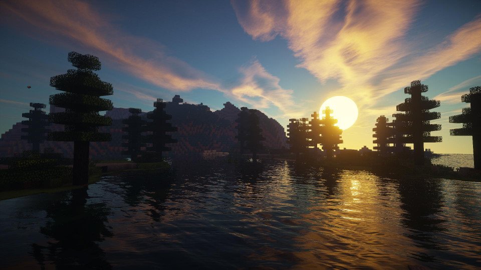 Shaders Sunset